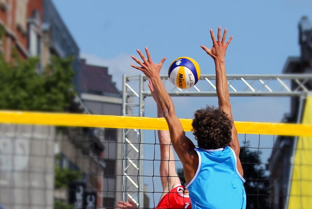 Outdoor volleyball at CSK